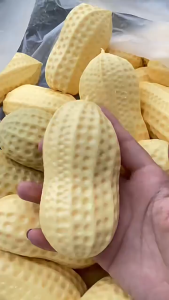 Handmade Crunchy Peanut Squishy ASMR Stress Relief Toy Slow Rising Soft Squeeze Fidget Toy SquishyGift For Kids Adults Stress Relief