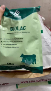 BIOLAC túi 5 kg Bổ sung men tiêu hoá sống hàm lượng cao cho lợn heo trâu bò gà vịt dạng trốn bám cám. Gói 500g gà 5kg Cty Greenpharma