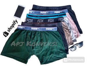 Celana dalam pria boxer premium isi 10 pcs