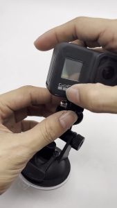 The Car Mount of GoPro Hero Sports Camera Is Compatible with Suction Cup Windshield Mount