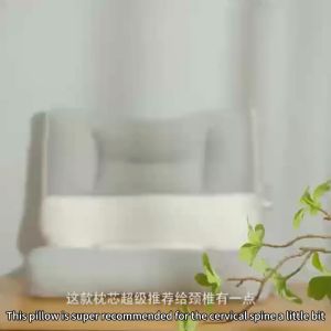 DANSUNREVE Cervical Pillow for Neck Pain Relief Soybean Fiber Cervical Spine Repair Pillows Orthopedic Pillow Neck Support Pillow