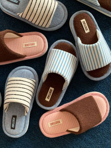 XIXITIAO | Vintage Striped Cotton Linen Floor Shoes