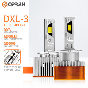 ✅Oprah (2pcs) công suất cao 100W Led xe Bóng Đèn Pha 12000lm D3S D1S D2S D4S d5s D8S Turbo đèn 6000K đèn ô tô Plug & Play HID Bộ chuyển đổi