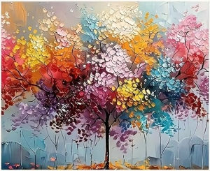 500/1000/1200/2000PCS Jigsaw Puzzle Modern Creative Abstract Colorful Art Pattern For Adults Family Fun Relaxing Gift