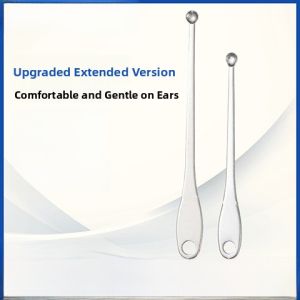 Classic round Head Ear Spoon Portable Thin Edge Ear Digging Spoon Ear Cleaner with Key Hole 20 Pieces Set Home Personal Care Tools