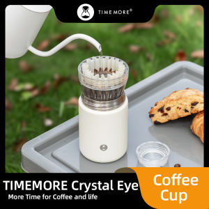 Timemore | TIMEMORE Hand-Pour Coffee Cup 2-in-1 Ceramic water cup steel Portable Keeps Warm And Cold Send 10 coffee filter papers 320ml