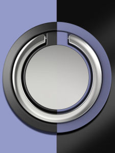 Invisible Super Thin Magnetic Mobile Phone Holder Ring Stand Female Style Car Mounted Adhesive Various Colors Apple Compatible