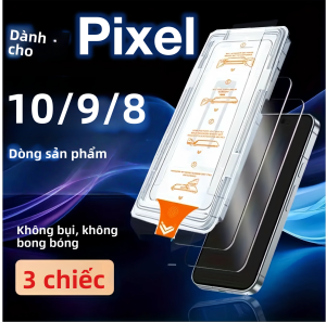 3 Miếng Dán Bảo Vệ Màn Hình Chống Nhìn Trộm Cho Google Pixel Series 10 9 Pro XL 8A 8 7 7a 5G 4G Kính Cường Lực Với Công Cụ Tự Động Lắp Đặt