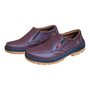 LOZTA Sepatu Kulit Pria Slop Selop Kasual Kerja Premium Series