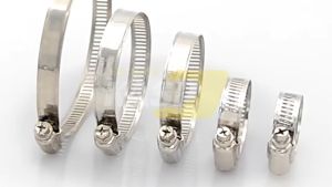 304 Adjustable Stainless Steel Fixed Water Pipe Hose Clamp 1/2 To 4 1/2