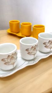 ชูดถ้วยน้ำชาไหว้เจ้า (ที่มี 3 สี) ราคาที่สุด 3 ชูดน้ำชา ถ้วยไหว้ 3 วัสดุ ชูดไหว้ 3 ชูดน้ำชา สำหรับการเชื่อมต่อ ราคาพร้อมที่ช่วยให้ใช้งาน