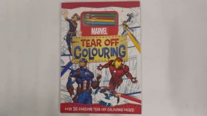 Marvel Avengers Tear Off Colouring Book For Kids with Colour Pencils 72 Pages