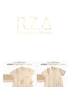 Koko Couple STRIP SOFT CREAM KREM COKLAT MUDAayah Anak Newborn Jumbo Kemeja Baju Lebaran Sarimbit Oversize Baby Katun Muslim Dewasa