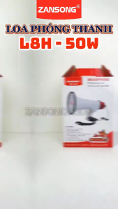 Loa Phóng Thanh Cao Cấp Thế Hệ Mới Zansong ZS-L8H Tích Hợp Pin Sạc Công Suất 30W