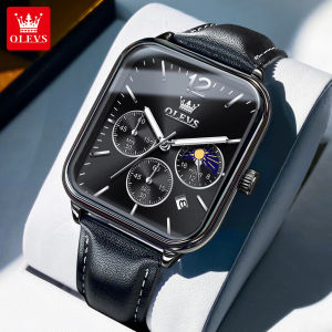 OLEVS Watch Men Original Branded 2024 New Style Fashion Business Calendar Luminous Stainless Steel Quartz Watch With Free Box