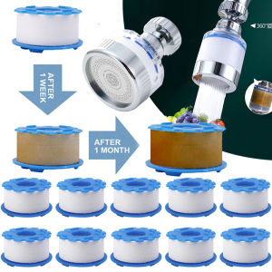 Faucet Filter Water Purifier Filter Element PP Cotton Remove Heavy Metal Bubbler Splash Proof For Home Kitchen Bathroom Shower