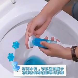 Toilet Bathroom Freshener Gel Push Type Scrubble Bubble Cleaner Cleaning Magic Click Gel Urinal Bowl Water