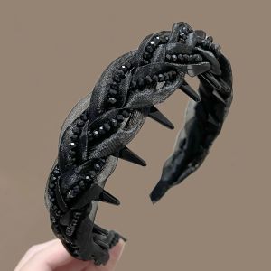 Parisian Princess 3.0 Upgraded Anti-Slip Braided Wide Edge Hairband Women High Cranial Dream Weaving Headband Elegance Hair Ties