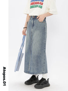 High Waist A-Line Mini Skirt Womens Denim Skirts Hepburn Style Longevity Spring Summer Autumn Seasonal Fashion Commute