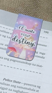 2 Pcs Magnetic Bookmarks with inspirational quotes | Book Markers | Page Markers | Book Clips MB06