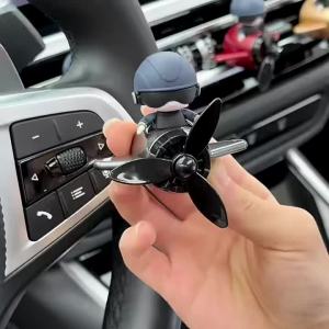 Automobile air freshener air outlet decoration propeller perfume diffuser automobile interior accessories