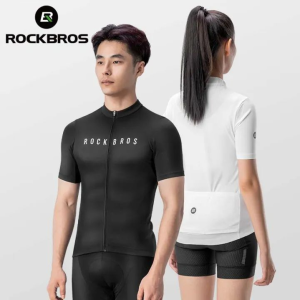 【Giao hàng địa phương】ROCKBROS Cyling Quần Jersey Bộ Lighweight nhanh chóng làm khô xe đạp Top Quần short ống ngắn thấm mồ hôi quần áo đạp xe