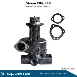 NISSAN PE6 PD6 WATER PUMP ASSEMBLY WITH GEAR 21010-97572 DP-0026