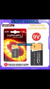 NANFU Original Superlor Batteries Alkaline 9 Volt Battery 6LR61 Multimeter Smoke Alarm Wireless Microphone Remote