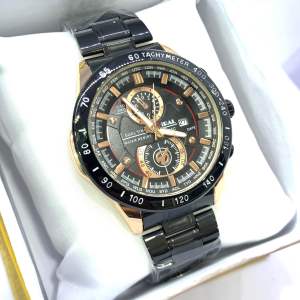 Jam Tangan Pria Viral Original Rantai Analog Tanggal Hari Aktif Tahan Air