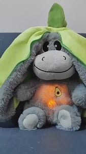 Glowing Breathing Stuffed Animals Plush Toy Children Sleep Aid Cute Calming Stuffed Animals Plush Doll Kids Bedtime Toys Gifts