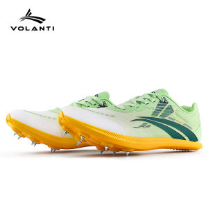 VOLANTI | Black Thick-soled Spike Shoes for Sports Exams