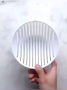 Bát thái Salad-Dụng cụ cắt rau củ và trái cây 2 trong 1 có lưỡi dao dụng cụ thái lát thực phẩm để chuẩn bị bữa ăn dụng cụ nhà bếp có nắp & đế chống trượt bộ dụng cụ cắt salad dễ lau chùi