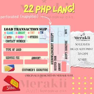 LOAD MINI SLIP | A7 | 50 LEAVES