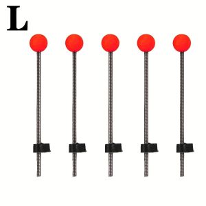 5-Piece Mini Winter Ice Fishing Indicator Set - Portable Red Spring for Cold Water Fishing Fishing Rods