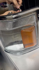 DEPO Toyota Kijang Zace 1992 Left Front Corner Lamp Chrome | LH Signal Light Assembly | OEM Replacement | DEPO-212-1566L-A-1C