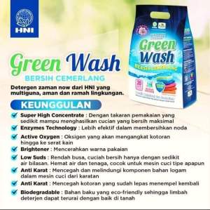 Green Wash HNI - Detergen Konsentrat Mampu Menghilangkan Noda Membandel