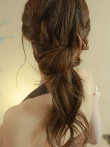 เครื่องประดับผมไม้สีน้ำมันสำหรับผู้หญิง ทรงผมสไตล์โบราณ ชุดกี่เพ้า ชุดกระโปรงม้า ตกแต่งด้วยเครื่องประดับผมแบบจีนใหม่