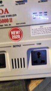 ổn áp lioa sh5000va thế hệ mới  điên vào 150v--250v  điên ra 110v 220v