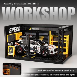 JUANNUO | Simulated Black Warrior Audi RS7 1:24 Car Model