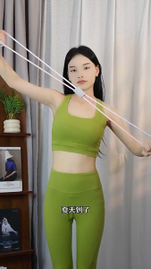 【COD】8 Shaped Fitness Resistance Band Yoga Rally Strap Body Shaping Open Shoulder Beauty Back