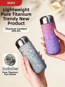 OUFS | Cốc Giữ Nhiệt Mini Pocket Titanium Nguyên Chất
