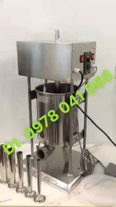 Máy đùn xúc xích đùn nạp xưởng nhồi lòng rồi 10 Lít chạy điện gia đình