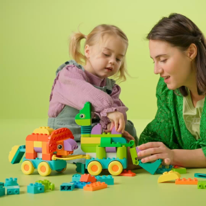 LEGO DUPLO Town 10451 3in1 Dinosaurs on Wheels (108 Pieces)