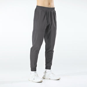 Mens Quick Dry Sports Pants Casual Elastic Woven Small Mouth Loose Fit Trousers Breathable Summer Spring Autumn Wear