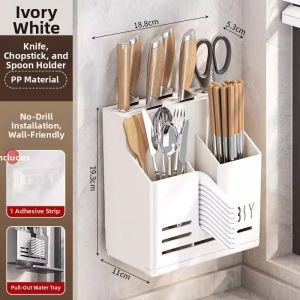 evesigar | Multipurpose Kitchen Knife and Cutlery Holder with Drainage