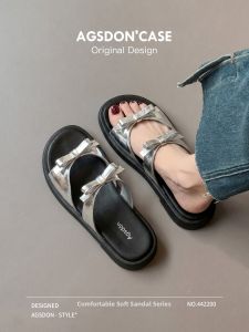 Agsdon | French Style Slip-on Sandals for Women