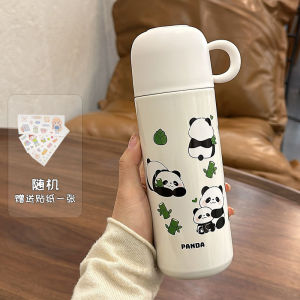 Simple Large Capacity Portable Sports Insulated Mug Office Tea Water Separation Cup with Lid Student Water Bottle Drinking
