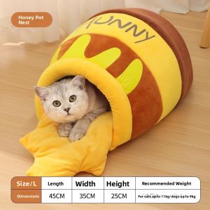 MONLEYTA | Warm Pet Bed Mat Four Seasons Universal For Cats And Dogs Winter Heating Cat Dog Nest Supplies Summer Cat Nest Supplies