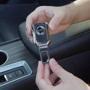 Chốt Cắm Đai An Toàn Cho Ô Tô - Có Thể Cắm Nối Tiếp - Chất Liệu Carbon Mẫu Mới- Chốt Chồng Đai Ngắt Chuông Báo Động