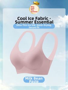 YUNASHA | Traceless Cool Touch Fast Drying Bra Womens Thin Strapless Summer